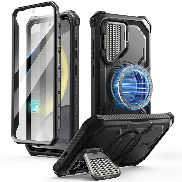 For Samsung Galaxy S25 2025 6.2 Inch Screen Armorbox Magnetic Case With Camera Protection