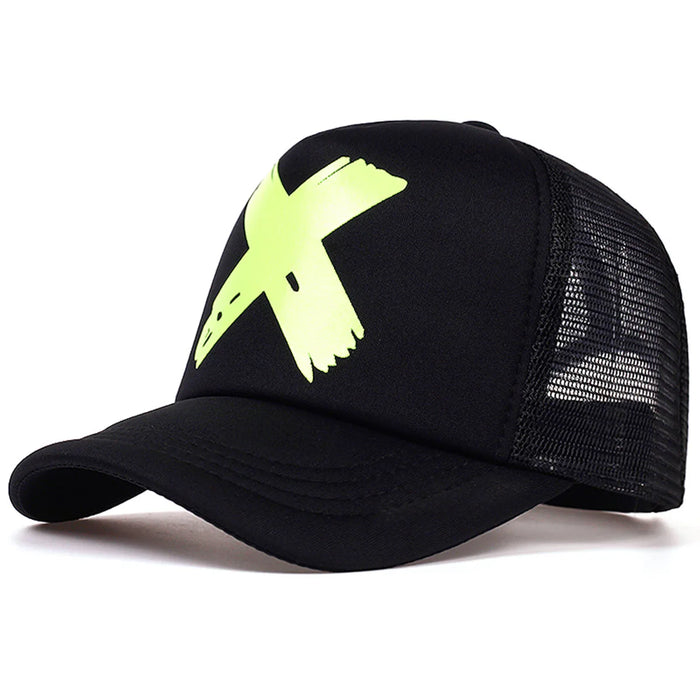 Printed Unisex Baseball Cap Adjustable Sun Hat For Spring & Summer