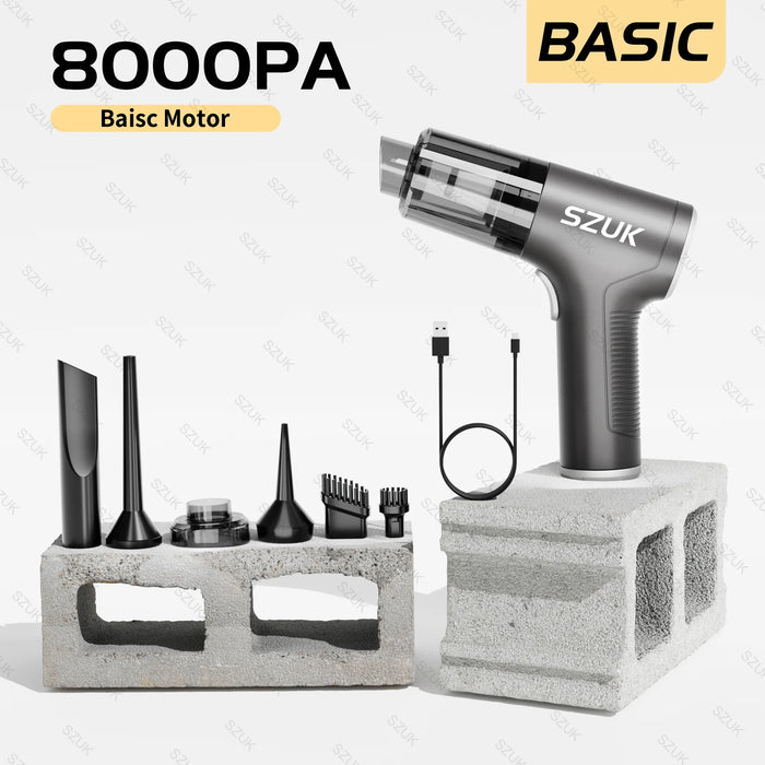 98000Pa Powerful Wireless Car Vacuum Cleaner Handheld Cleaning Machine For Home & Car