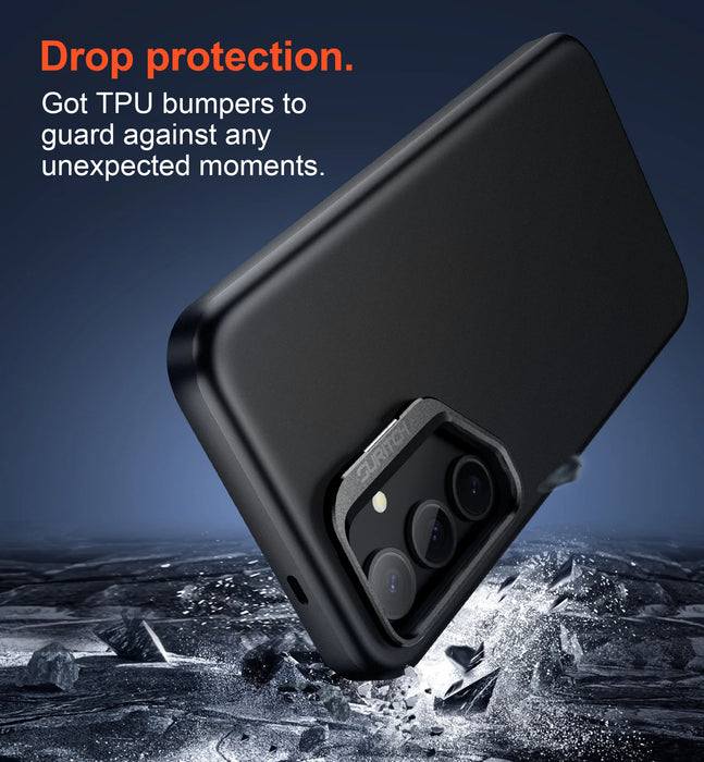 For Samsung Galaxy S24 Plus Full-Body Dual Layer Rugged Shockproof Magnetic Magsafe Compatible Case With Camera Stand