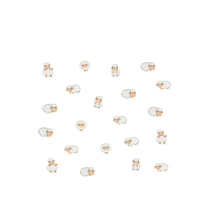 3 Piece Adorable Sheep Wall Stickers For Kids Room Decor