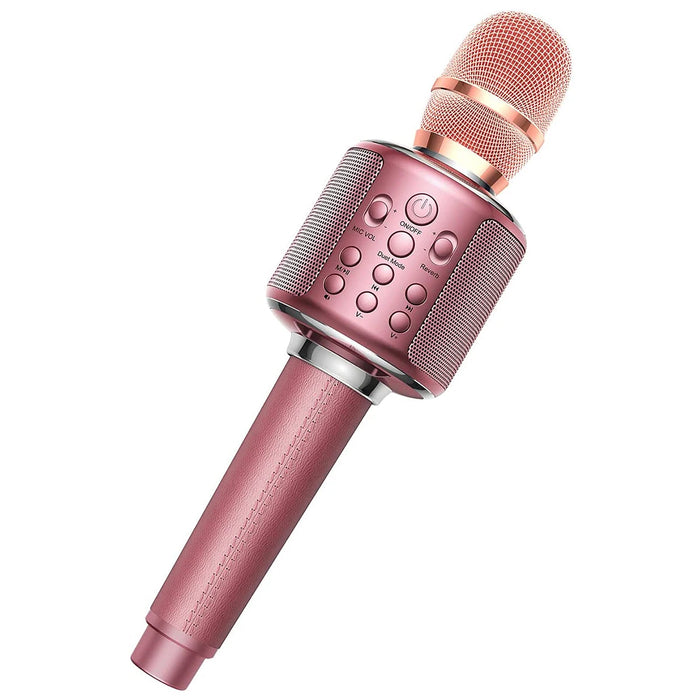 Portable Karaoke Microphone With Bluetooth Duet Sing / Record / Play / Reverb