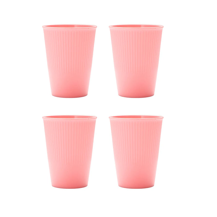 2 / 4 / 6 Piece Reusable Pink Plastic Cups Ideal For Home Picnic Camping
