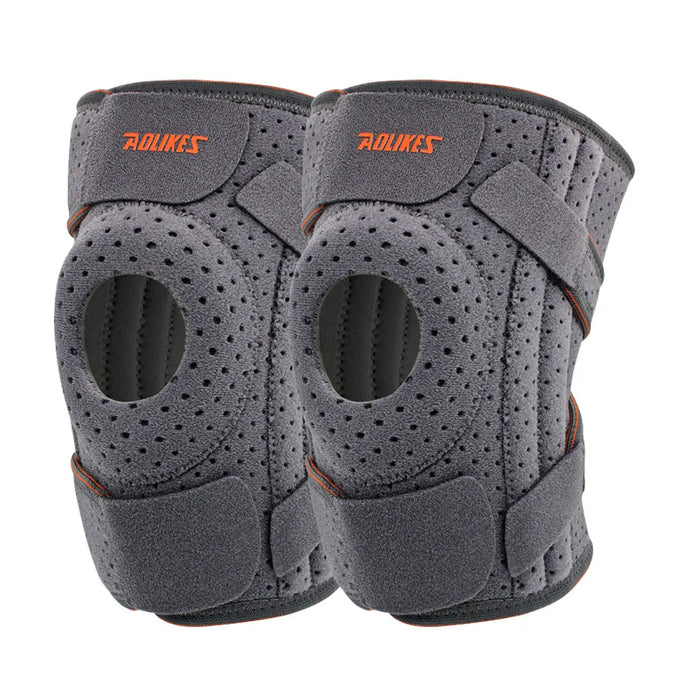 Pair of Knee Braces With Side Stabilizers Pain Relief For Men And Women Running Cycling Climbing