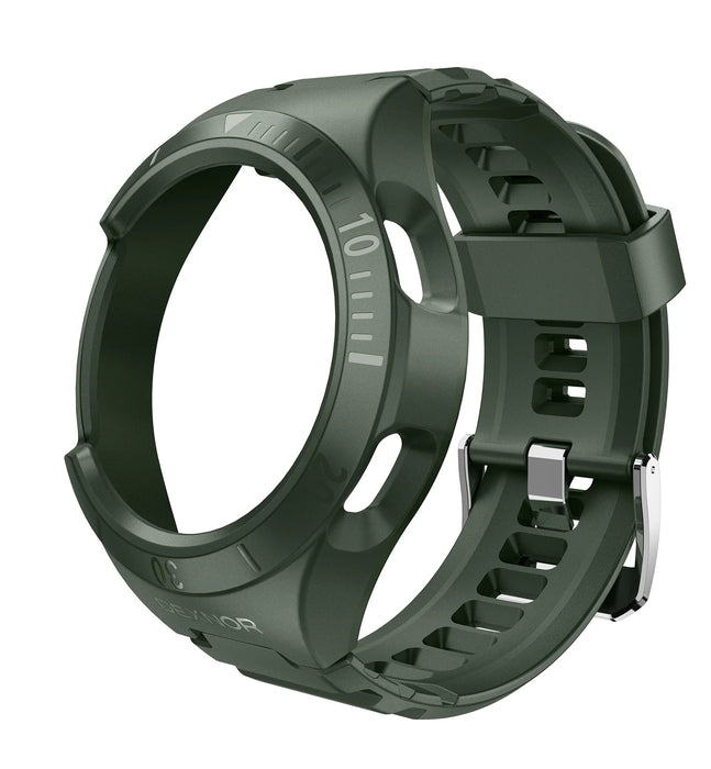 For Samsung Galaxy Watch 4 Classic 46Mm Adjustable Watch Band Rugged Grade Shockproof Uni-Body Design Case