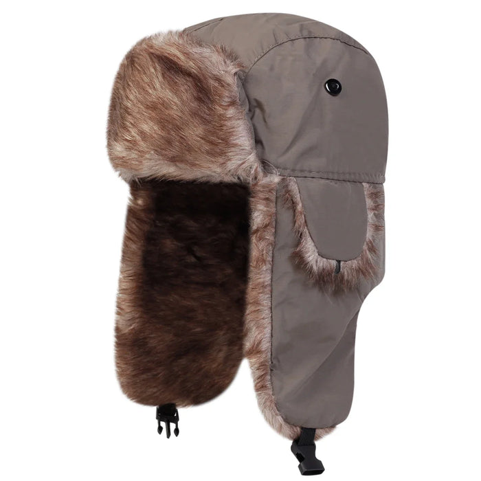 Winter Earflap Ski Hat For Outdoor Activities Unisex Bomber Hat For Warmth And Style