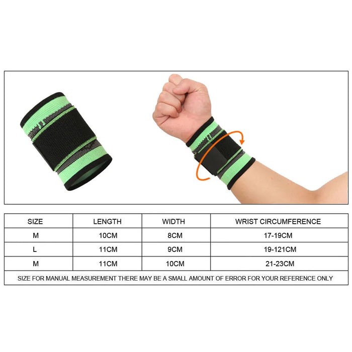 Adjustable Wrist Brace For Fitness & Weightlifting Pain Relief & Support