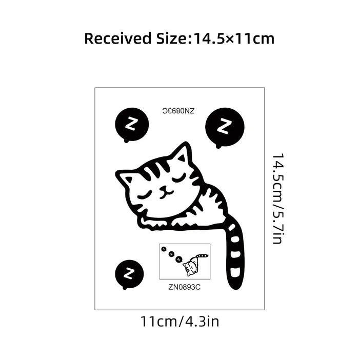 Adorable Cat Switch Sticker For Room Decor