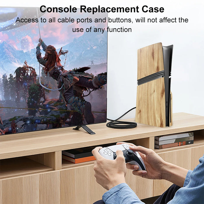 For Ps5 Pro Disc / Digital Edition Plates Console Shell Panels Faceplate Anti-Scratch Plastic Hard Shell Face Plate For Ps5 Pro