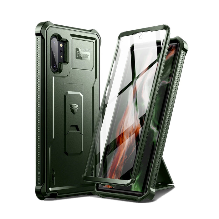 For Samsung Galaxy Note 10+Plus Heavy Military Grade Bumper Shockproof Protective Holder Case With Built In Screen Protector