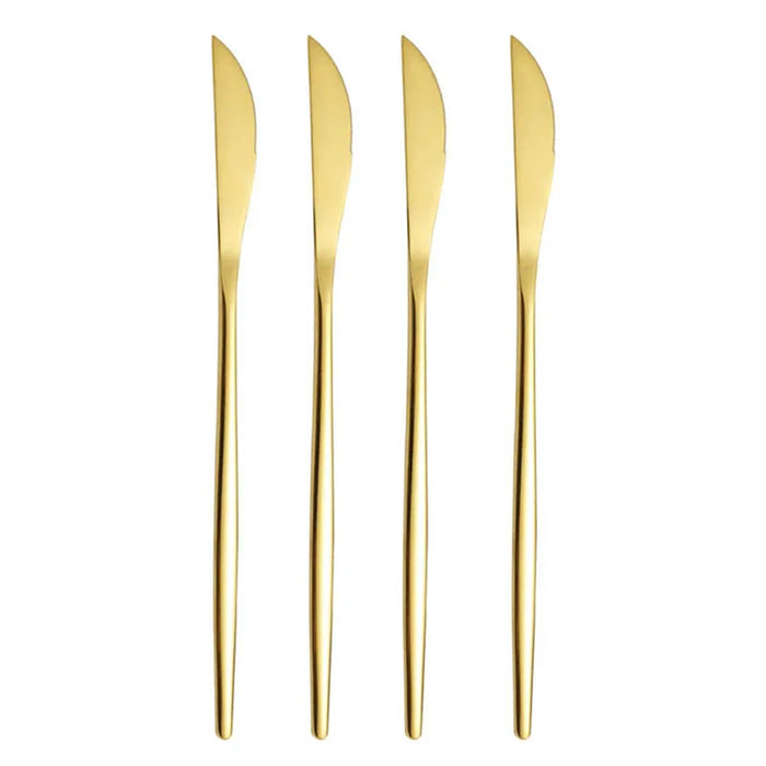 4 Piece Stainless Steel Steak Knife Set For Hotel Or Restaurant