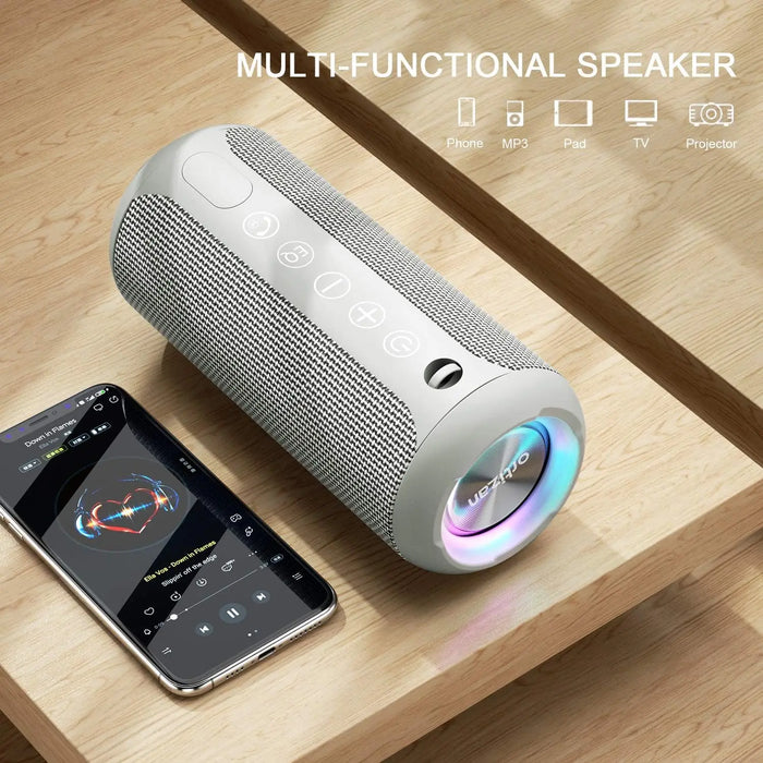 Portable Bluetooth Speaker With Enhanced Bass 30H Playtime