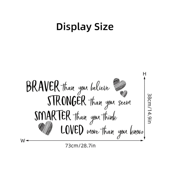 Cozy Wall Decals For Home Decor Study Bedroom Kids