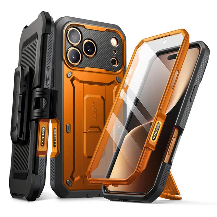 For Iphone 17 Pro Max 6.9 Inch 2025 Ub Pro Full-Body Heavy Duty Rugged Phone Case With Built-In Screen Protector