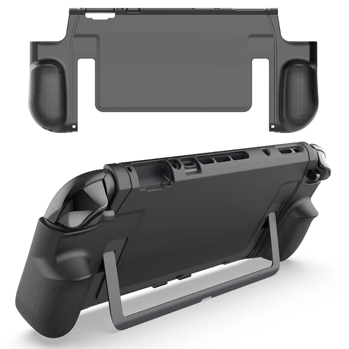 For Switch 2 Transparent Tpu Case Protective Case Sleeve Hand Shell Ergonomic Handle Grip Cover With Stand For Nintendo Switch 2