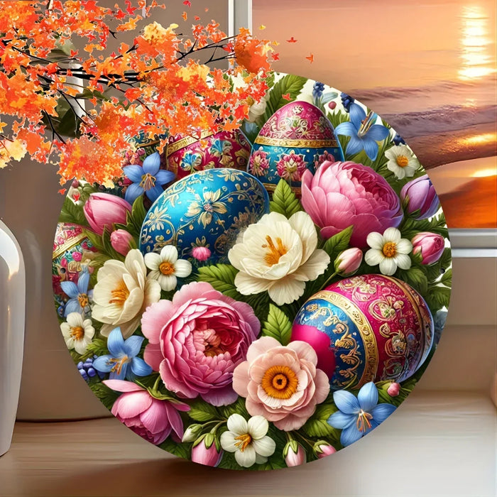 8X8 Inch Inch Round Metal Wall Art For Home Garden Cafe Bar