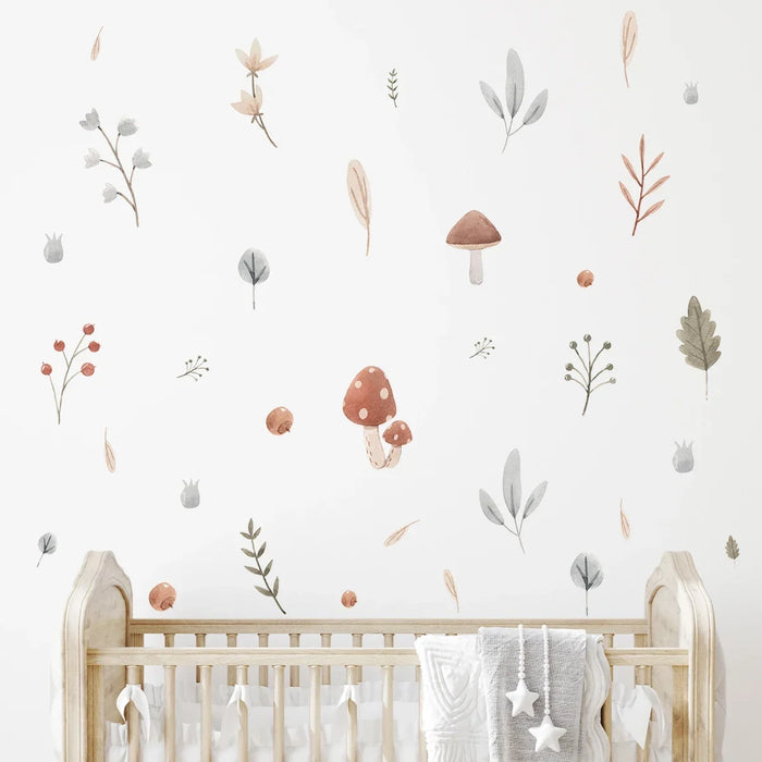 Charming Grass Wall Sticker For Kids Room Decor