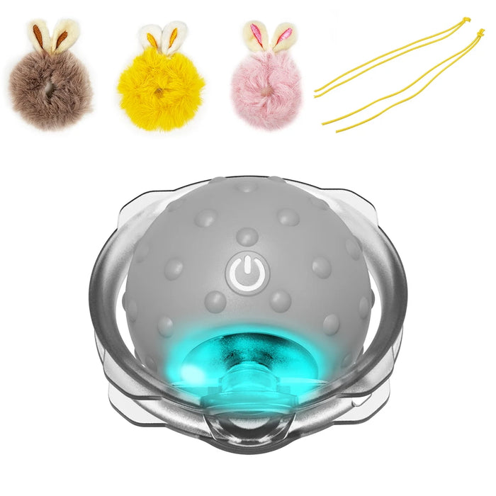 Interactive Cat Toy With Moving Ball And Light