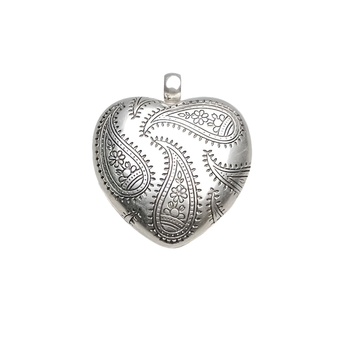 925 Sterling Silver Romantic Large Heart Locket Pendant 2021 Spring Collection Fine Jewelry For Women