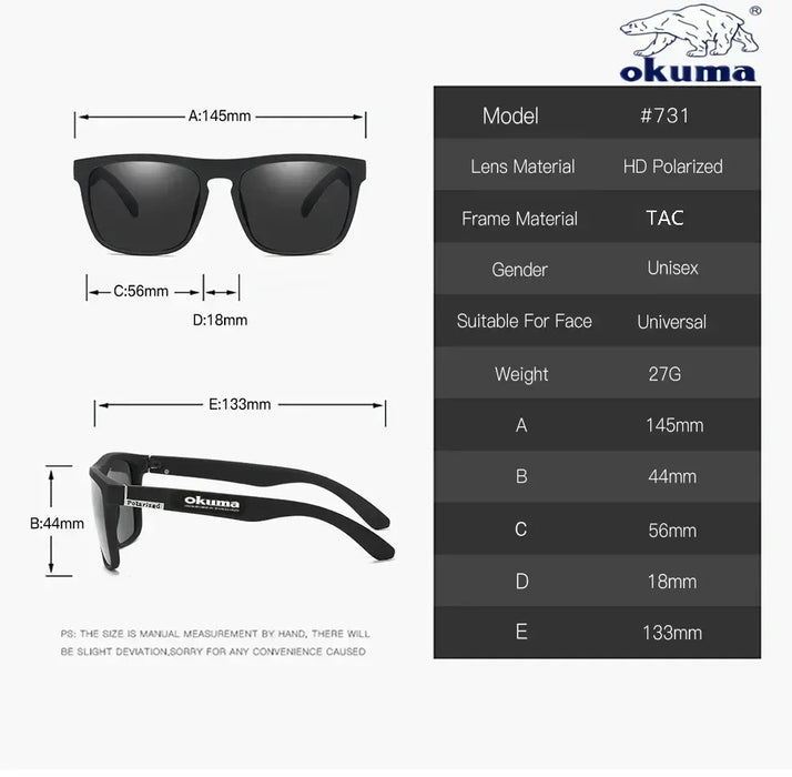 Uv400 Polarized Sunglasses For Outdoor Activities