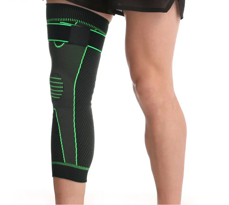 Long Compression Knee Support Sleeve For Sports