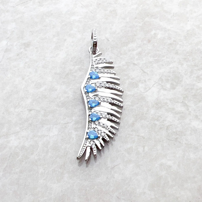 925 Sterling Silver Phoenix Wing Pendant Bohemian Style Gift For Women