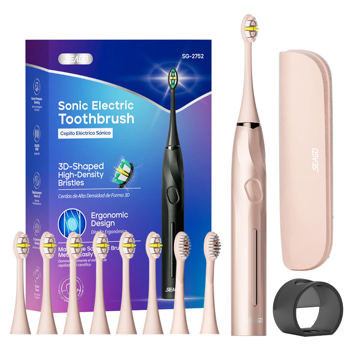 Touch Control Sonic Toothbrush Pressure Sensor With Travel Box