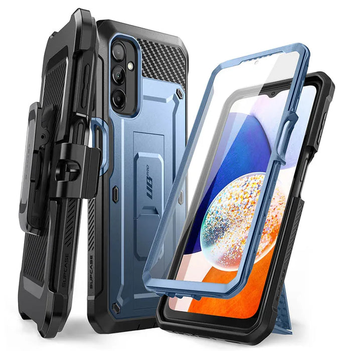 For Samsung Galaxy A14 5G 2023 Release Ub Pro Full-Body Rugged Holster Case With Built-In Screen Protector
