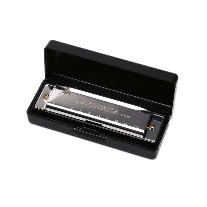 10 Hole Diatonic Harmonica In C With Case
