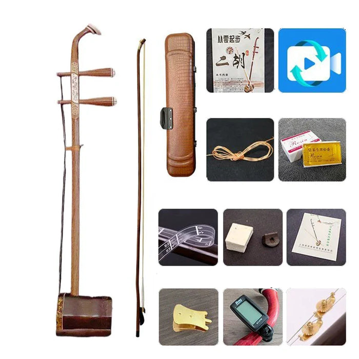 Professional 2 String Erhu Set For Adult Beginners
