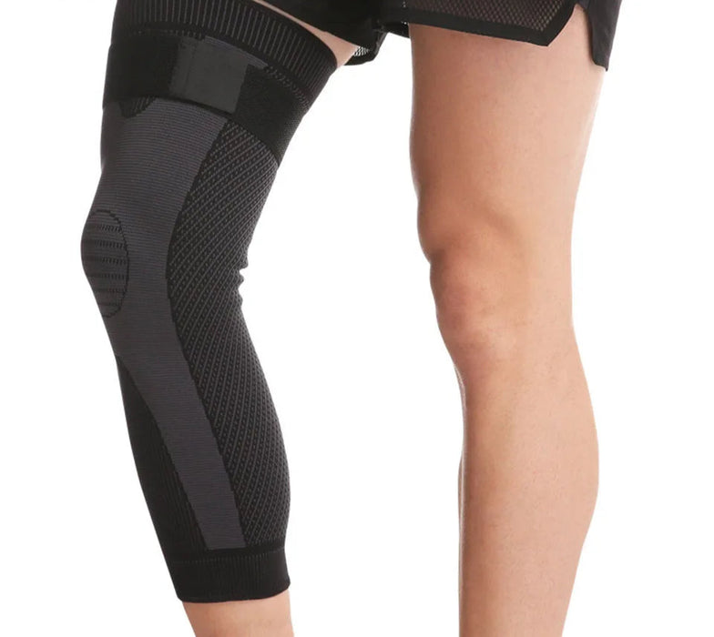 Long Compression Knee Support Sleeve For Sports
