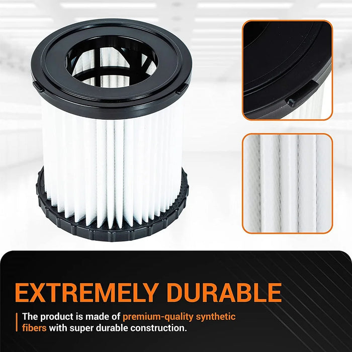 2 Pack Cartridge Hepa Filters Replacement Part Dcv5801H Compatible With Dewalt Dcv580 & Dcv581H Wet Dry Vacuums
