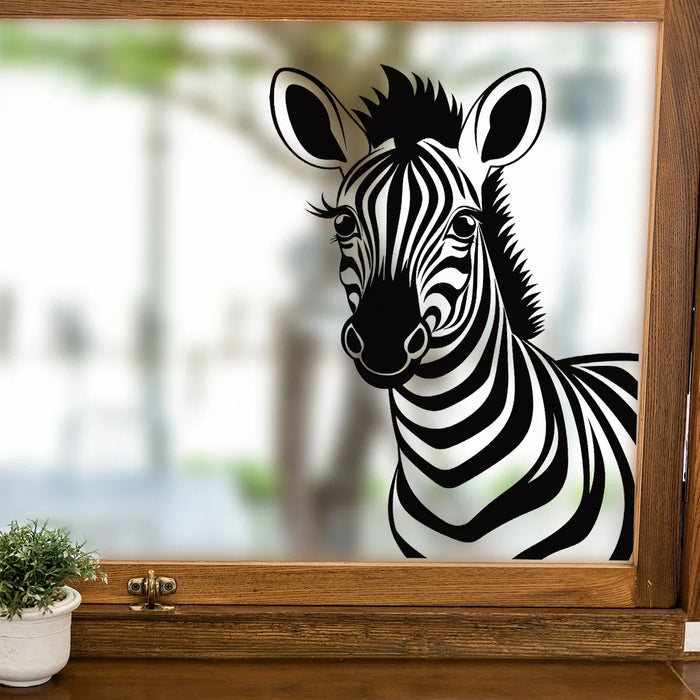 Adorable Zebra Wall Decals For Living Room Decor