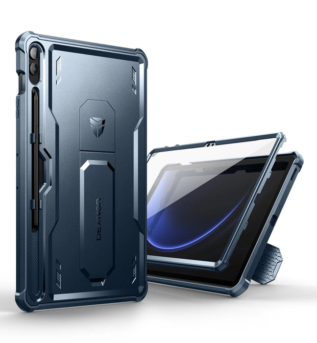 For Samsung Galaxy Tab S9 Fe Plus Heavy Shockproof Full Body Protective Case Withbuilt In Screen Protector & Pen Holder