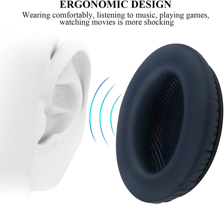 Pair of Ear Pads For Bose Qc15 Qc25 Qc35 Qc35Ii Qc45 Ae2 Headphones