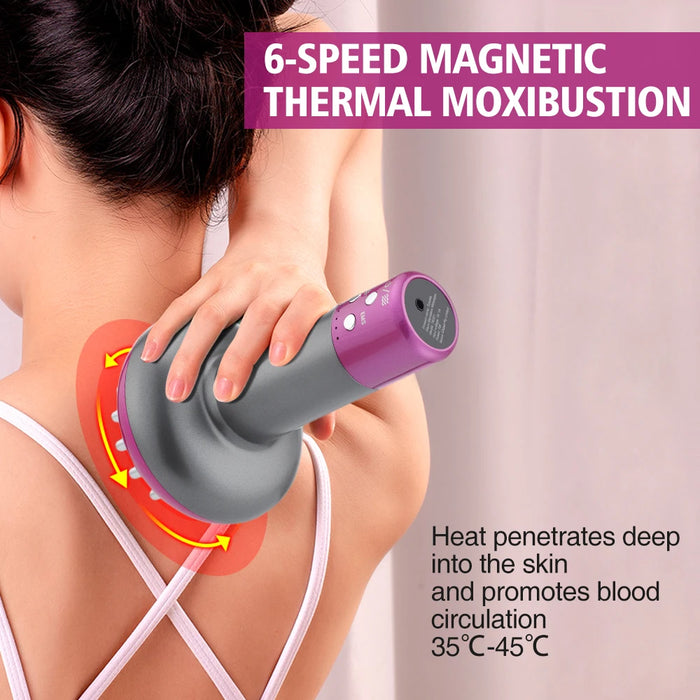 Electric Microcurrent Massage Brush For Lymphatic Drainage And Fat Burning
