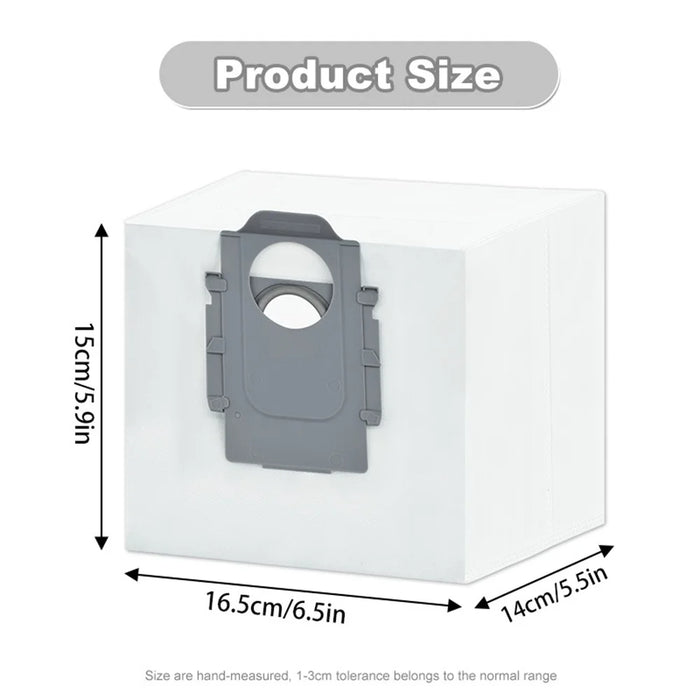 16 Pieces Dust Bags For Roborock S8 Pro Ultra S8+ Q7+ Q7 Max+ Q8 Max+ Robot Vacuum 3.6 L Large Capacity Disposable Bag