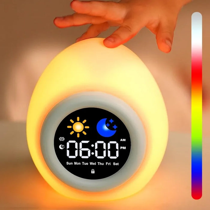 Kids' Sleep Training Clock With White Noise & Night Light