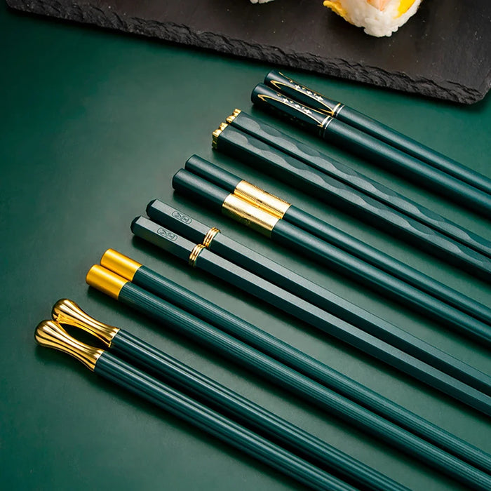 5 Pairs Reusable Chopsticks For Sushi Noodles And More