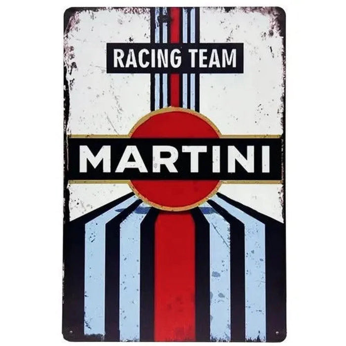 1D Racing Stripes Tin Sign Classic Decor For Garage Or Man Cave