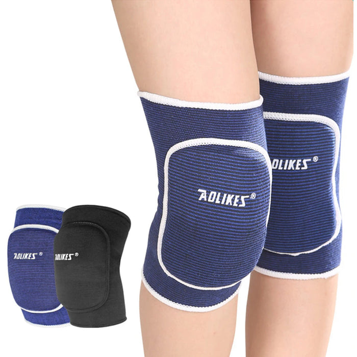 Pair of Kids & Adult Sponge Knee Pads For Dancing Skating Cycling Anti Crash Protection