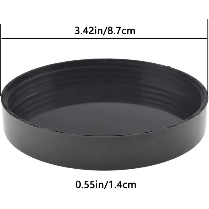 6 Pieces Black Plastic Cup Stay Fresh Lid Compatible With Magic Bullet 250W Mb1001