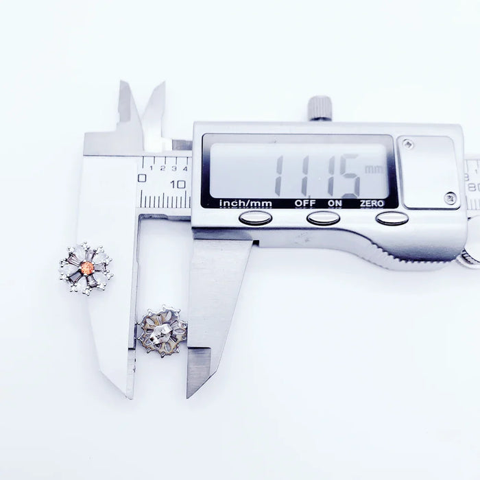 925 Sterling Silver Boho Flower Stud Earrings Romantic Gift