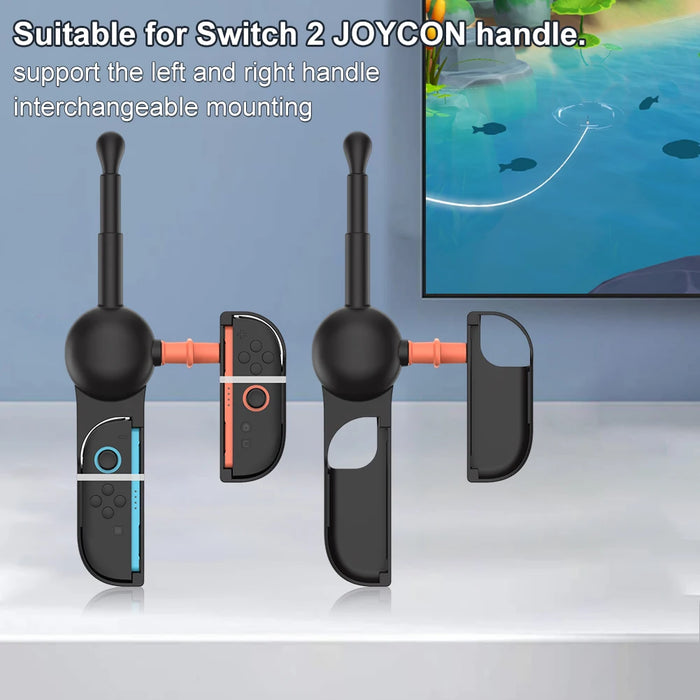 Fishing Rod For Nintendo Switch 2 Joy-Con Fishing Game Fishing Game Kit For Switch / Oled Handle Stand Holder Game Accessories