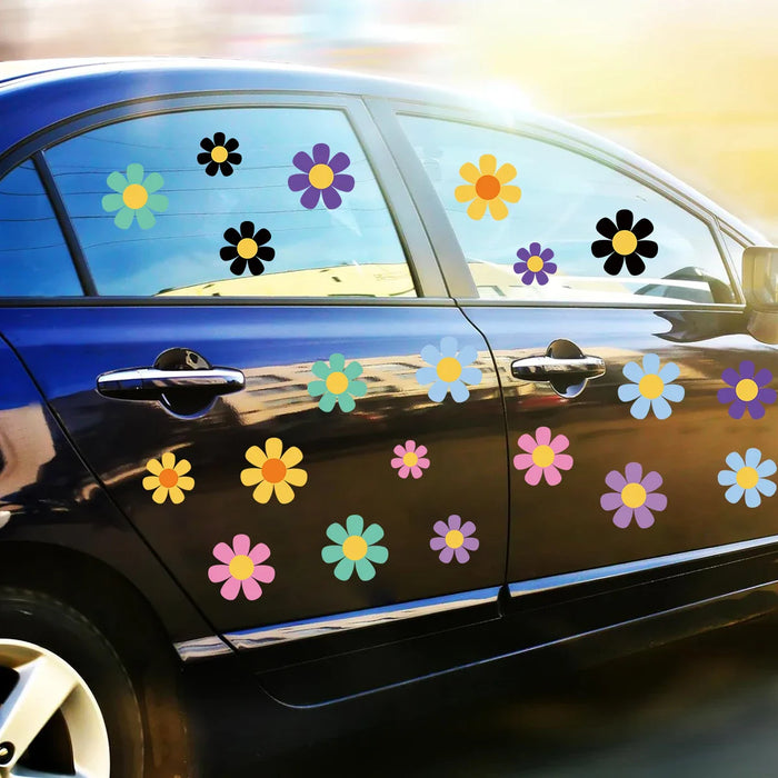 Colourful Flower Wall Stickers For Kids Room Decor