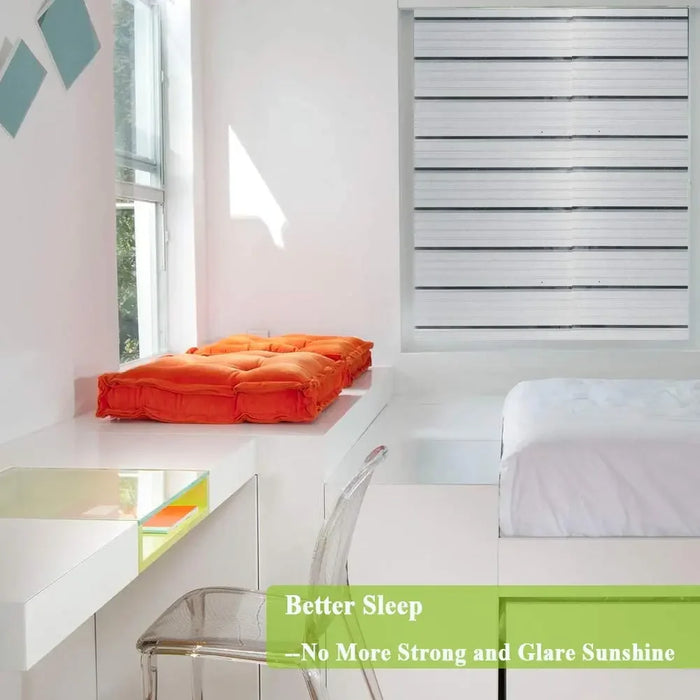 Frosted Window Film - Non-Adhesive Uv Blocking Glass Door Sticker