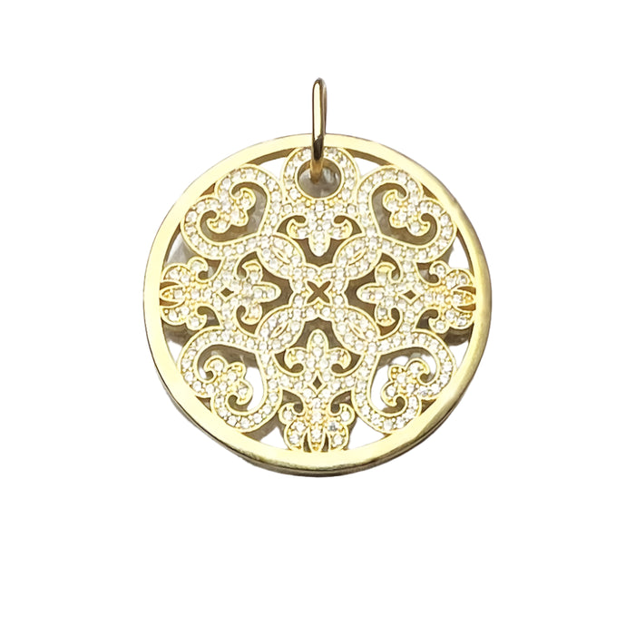 925 Sterling Silver Boho Flower Pendant Jewelry For Women