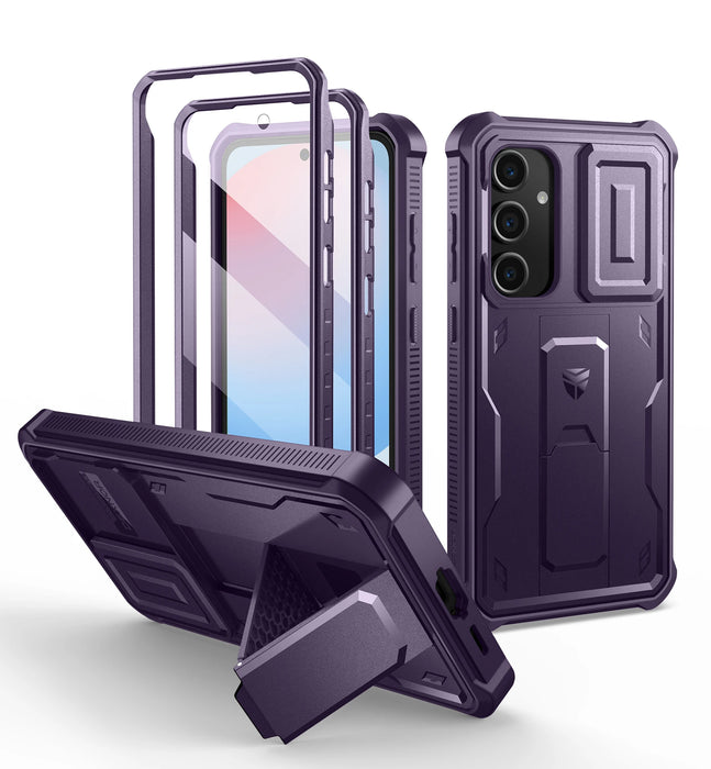 For Samsung Galaxy S24 Fe Full Body Heavy-Duty Rugged Case Built-In Screen Protector With Built-Inslide Camera Case