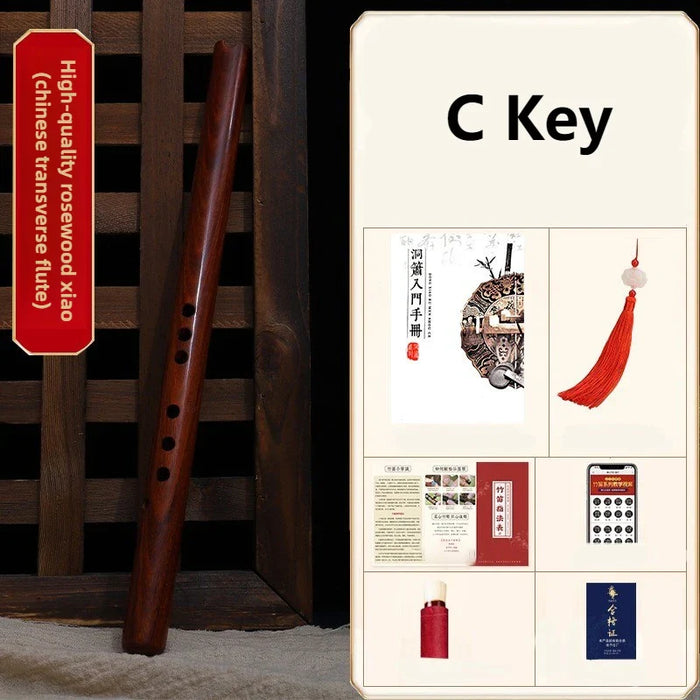 Professional Red Sandalwood Flute For Adults