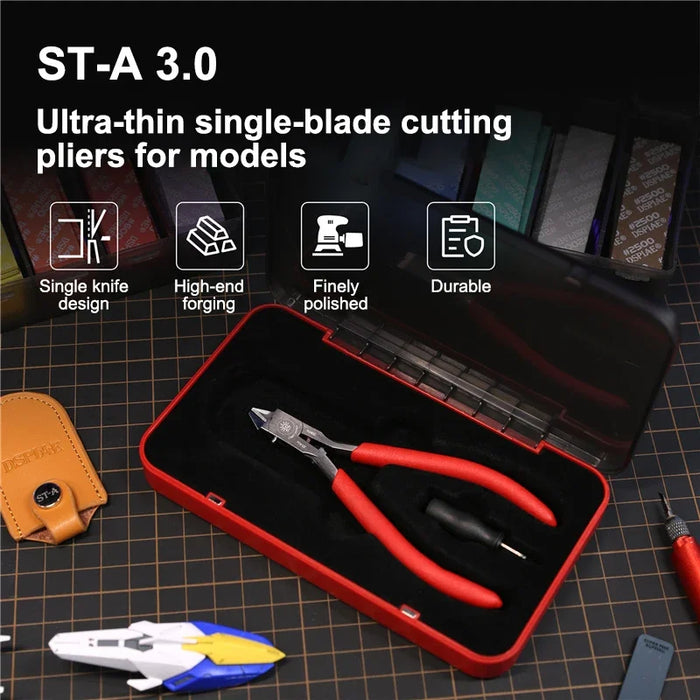 Dspiae St A 3.0 Single Blade Nipper Pliers Multifunctional Bent Long Nose Hand Tool